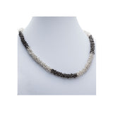 Large black and white ShikShok necklace