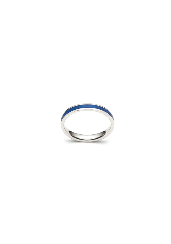 Narrow Blue Lapis Manic Ring