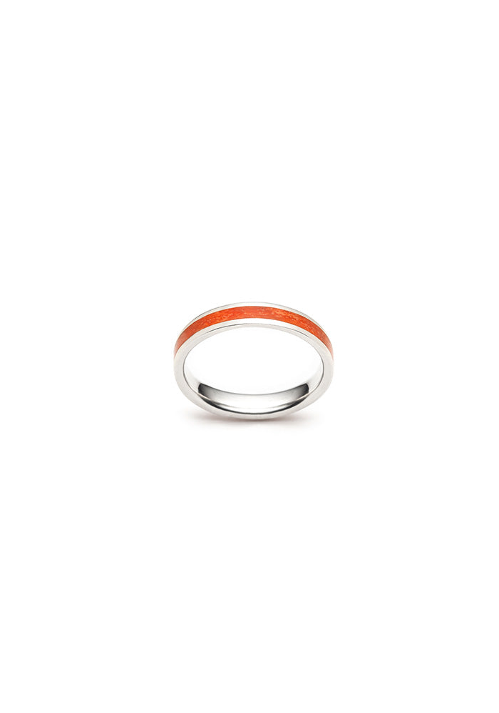 Orange narrow Manic ring